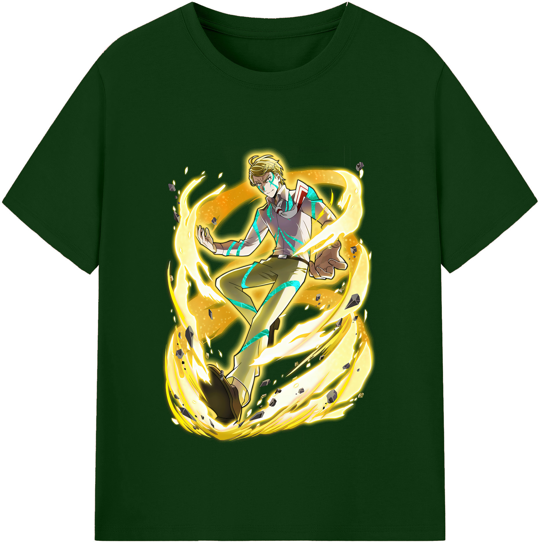 （画像用） 文豪ストレイドッグス Bungo Stray Dogs 綿100％半袖Tシャツ（フロントプリント）